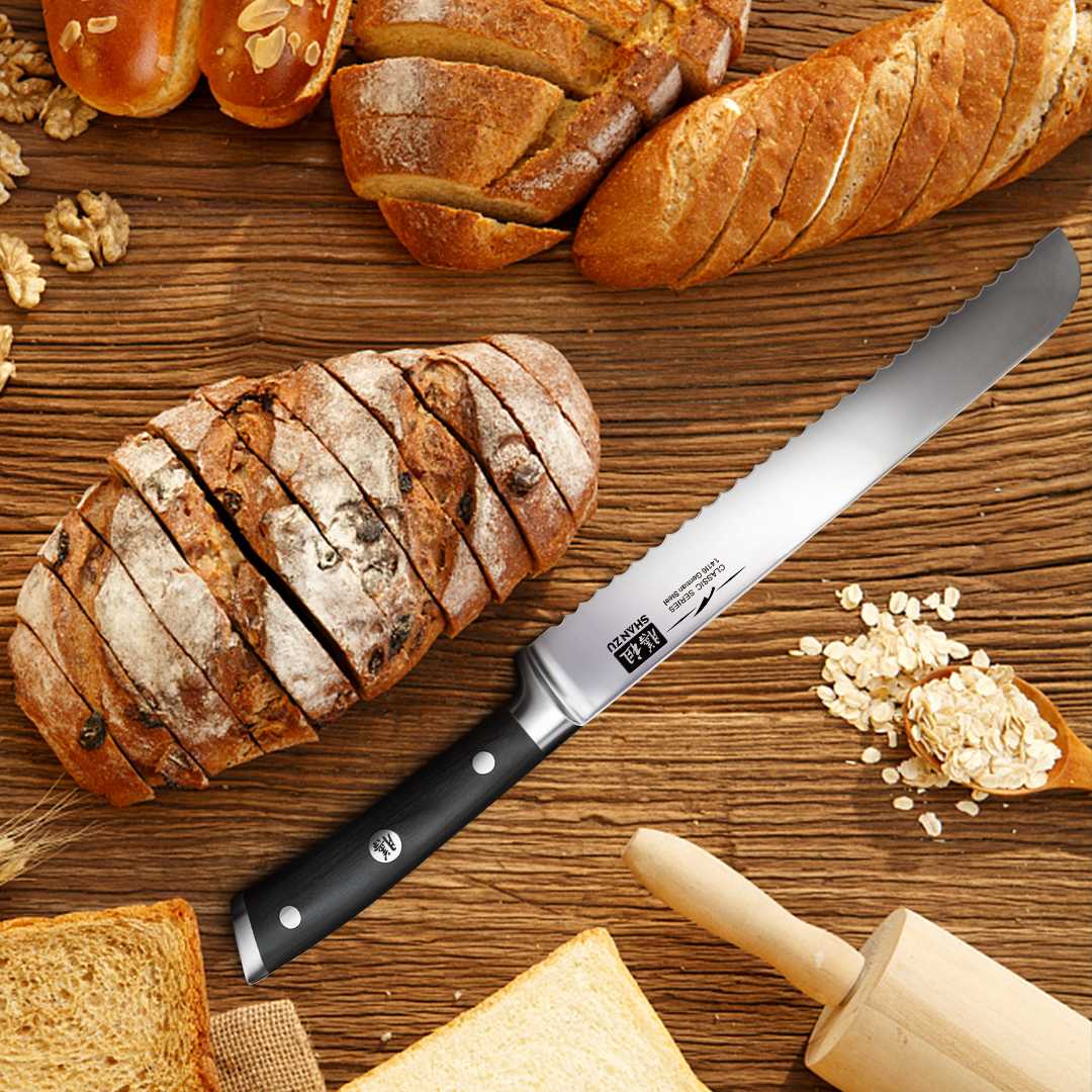 German Steel 8" Bread Knife | SHAN ZU Knives