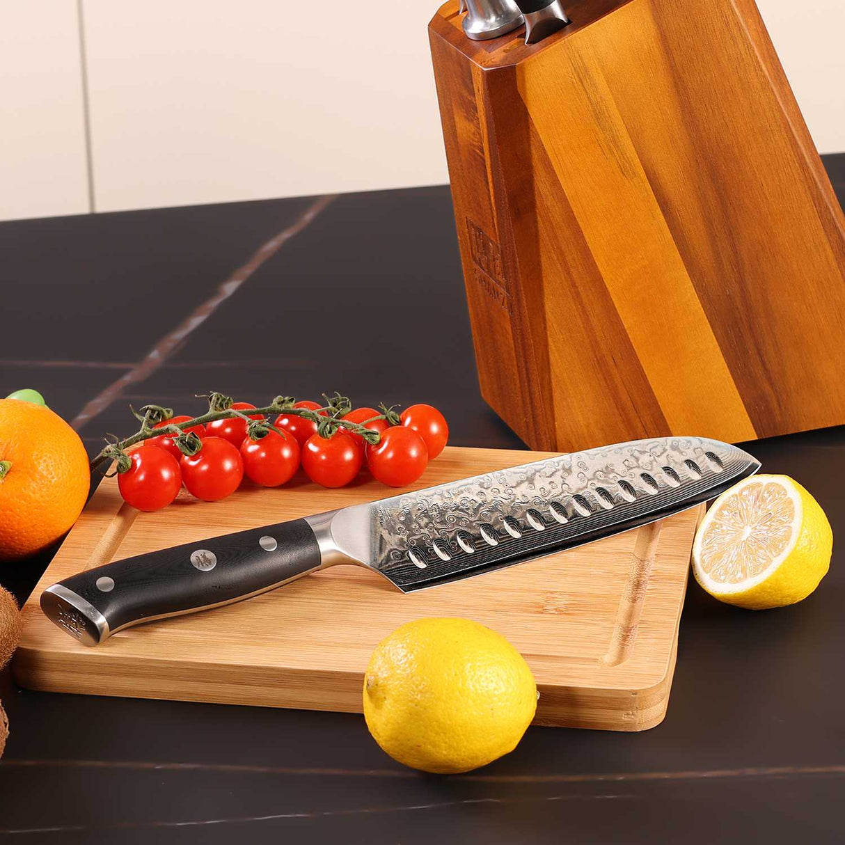 Pro Series Damascus Knife Set | SHAN ZU Knives