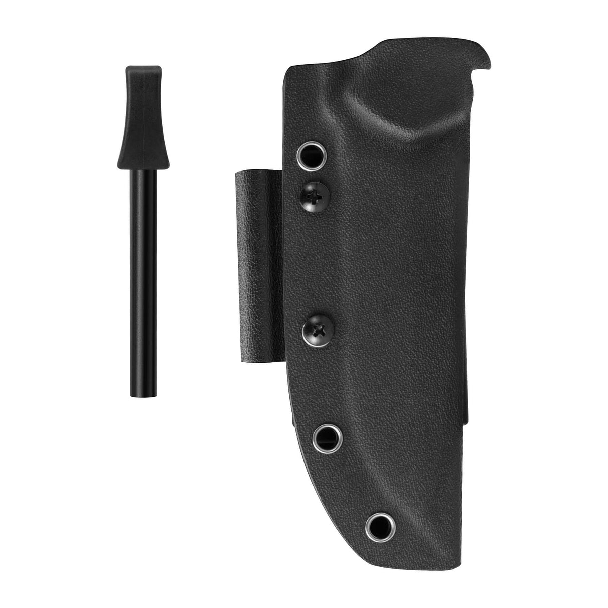 9.52" Black Vesta Saber Ground Fixed Blade Knife