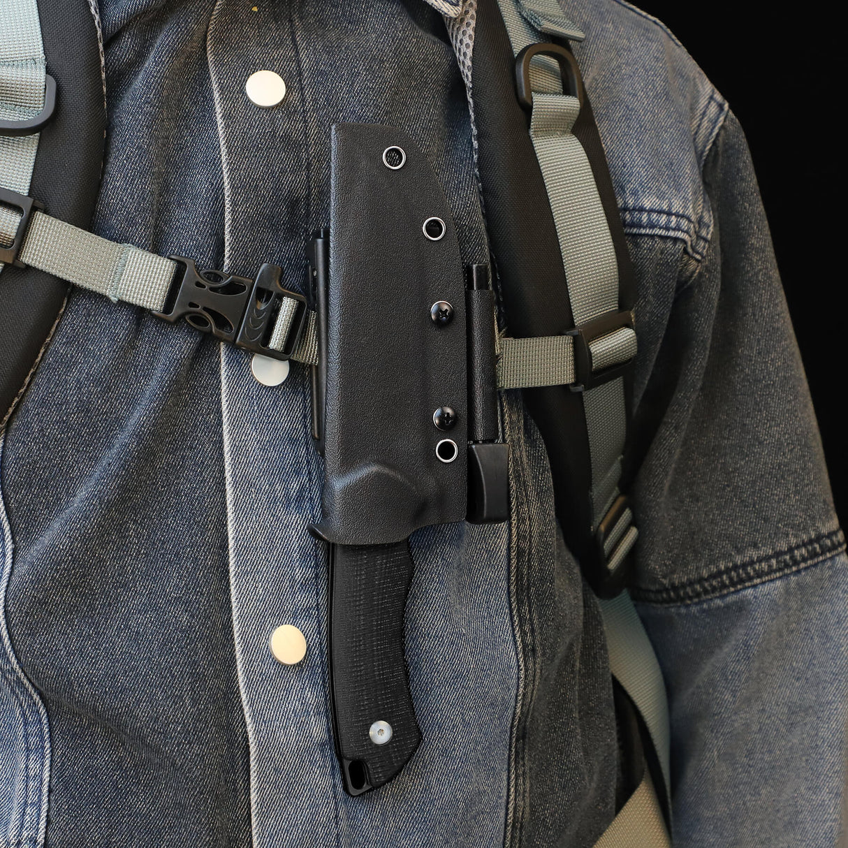 9.52" Black Vesta Saber Ground Fixed Blade Knife