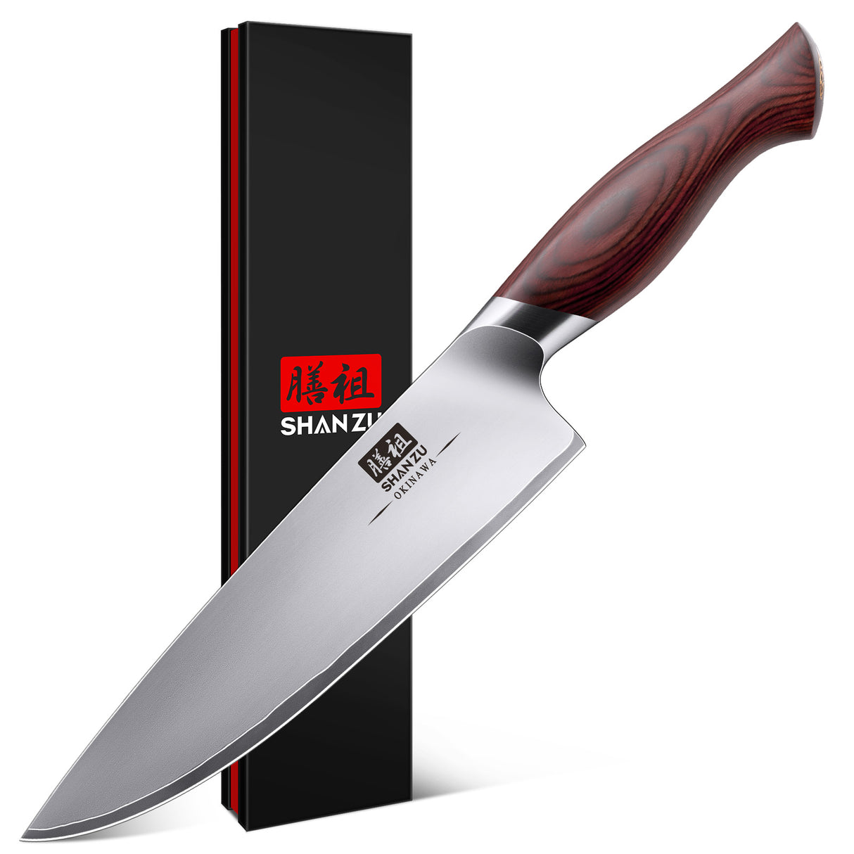 OKINAWA Series | SHAN ZU 8-inch Chef's Knife+MAGNETIC KNIFE HOLDER