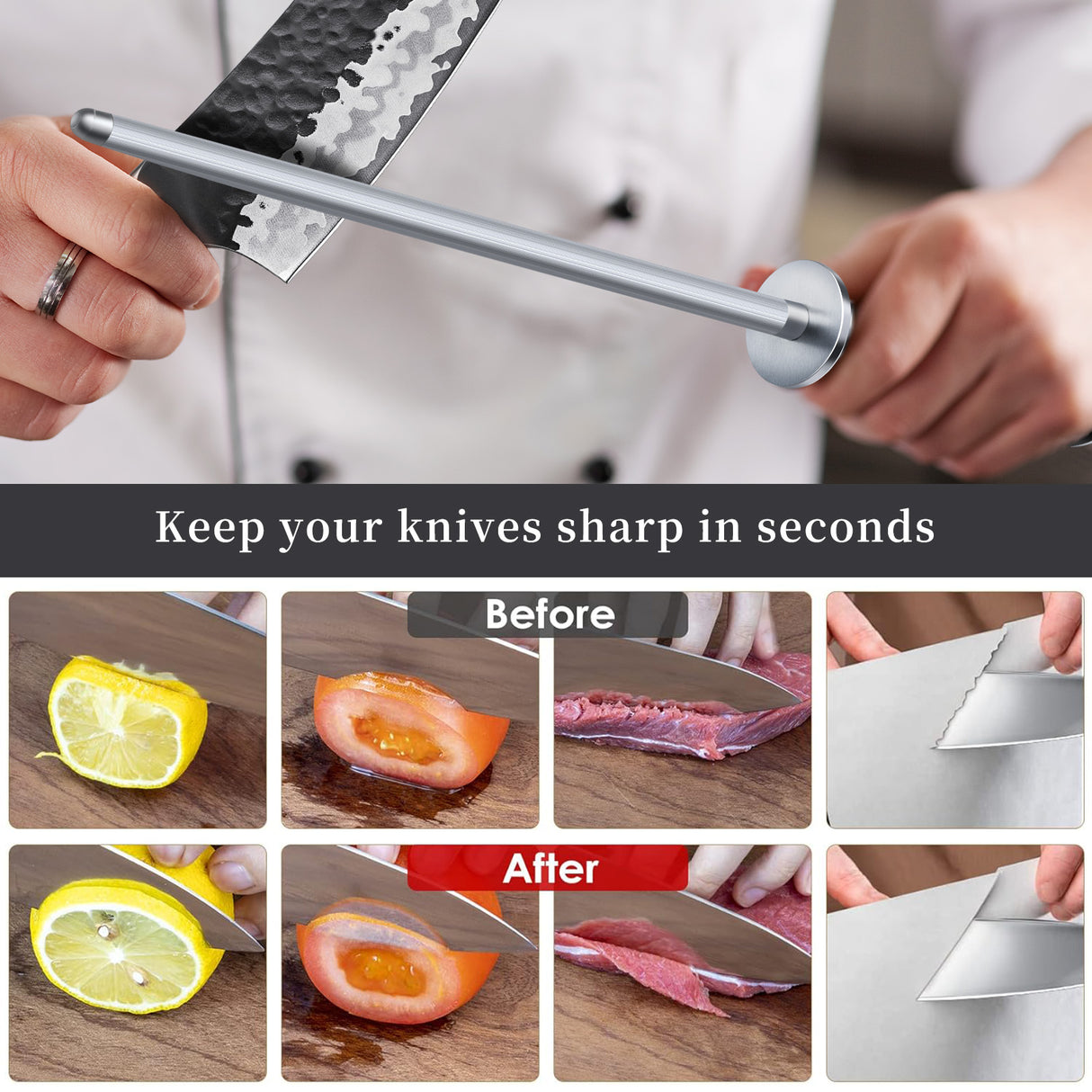 SHAN ZU 20 cm Sharpening Steel