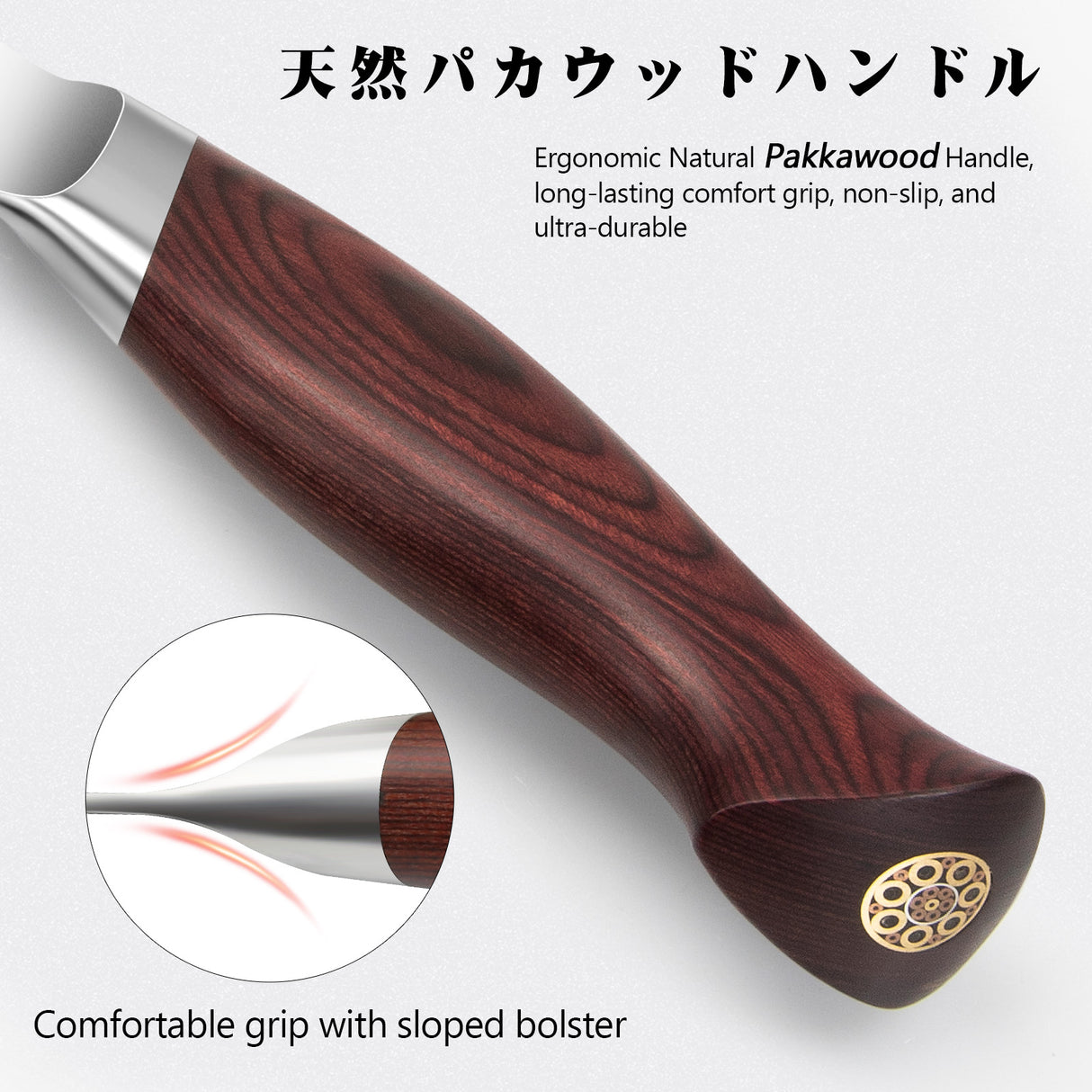 SHAN ZU 7 Inch Santoku Knife | OKINAWA Series