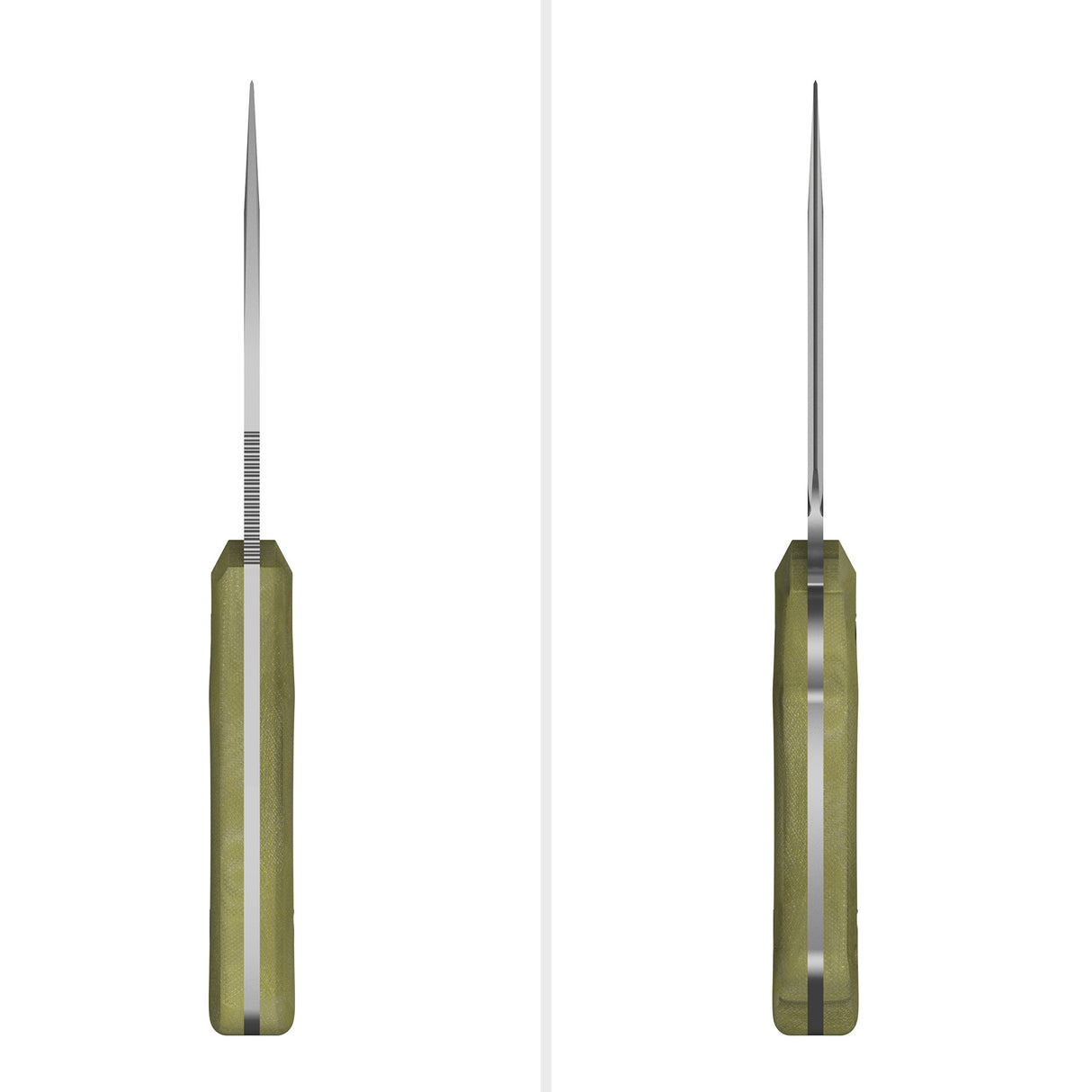 9.52" Green Vesta Saber Ground Fixed Blade Knife