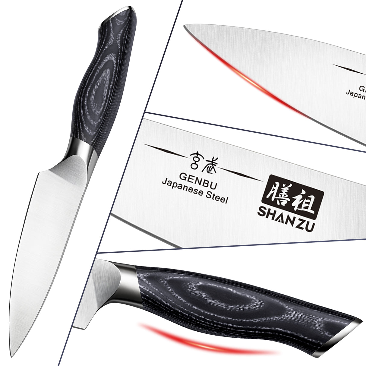 SHAN ZU 3.75 Inch Paring Knife | Genbu Series