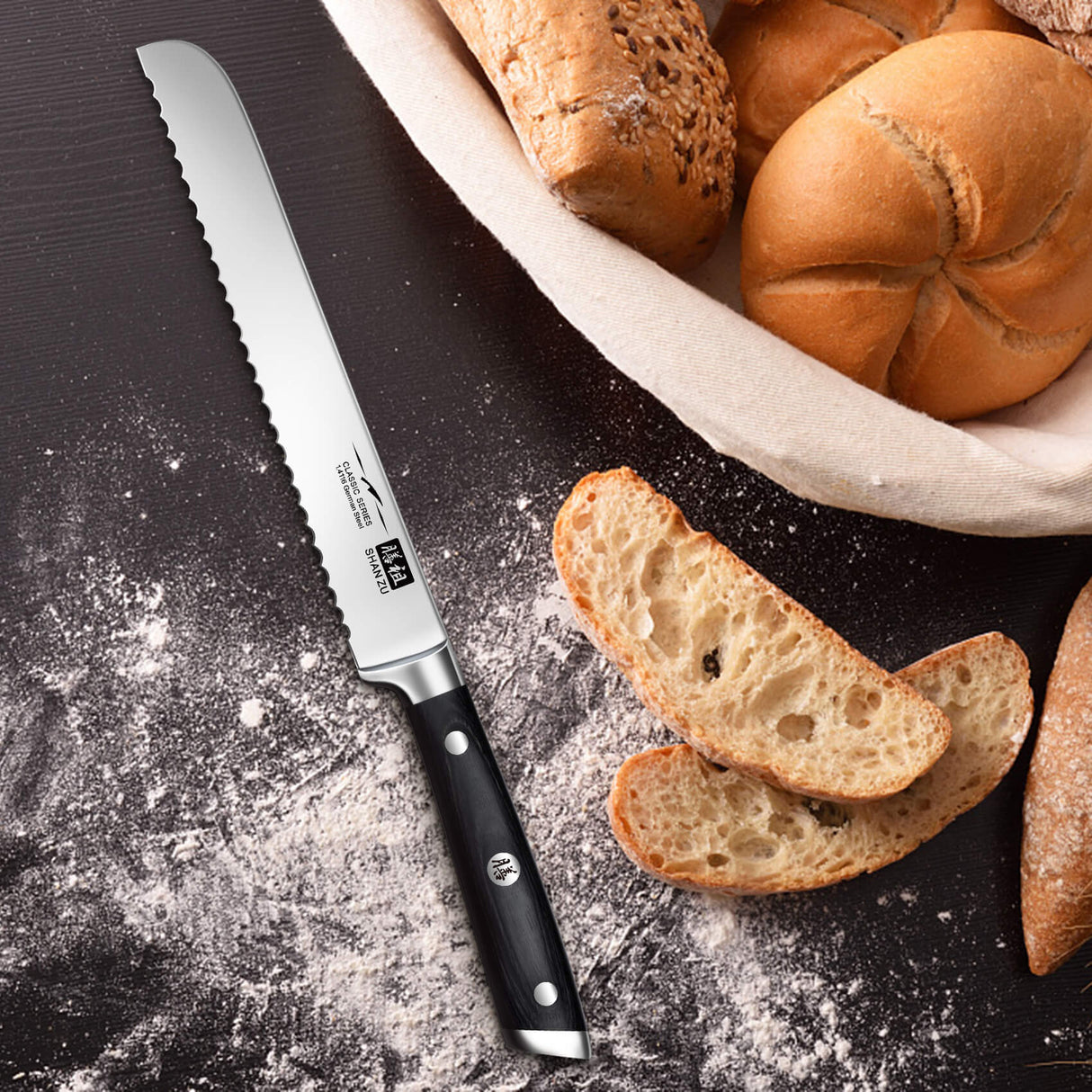 German Steel 14-PCS Knife Set | SHAN ZU Knives