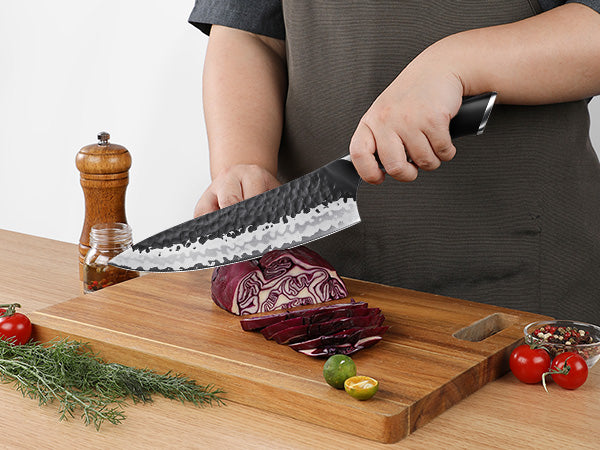 SHAN ZU Tengu Series | 7-Piece Kitchen Knife Set + 30 cm Magnetic Knife Holder