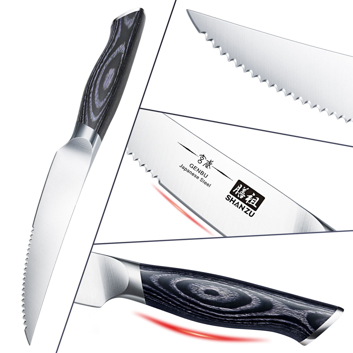 SHAN ZU Steak Knife Set