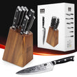 Pro Series 7-PCS Damascus Kinfe Set | SHAN ZU Knives