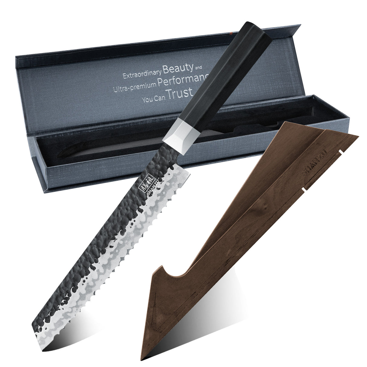 Takumi Japanese Gyuto Bread Knife+MAGNETIC KNIFE HOLDER