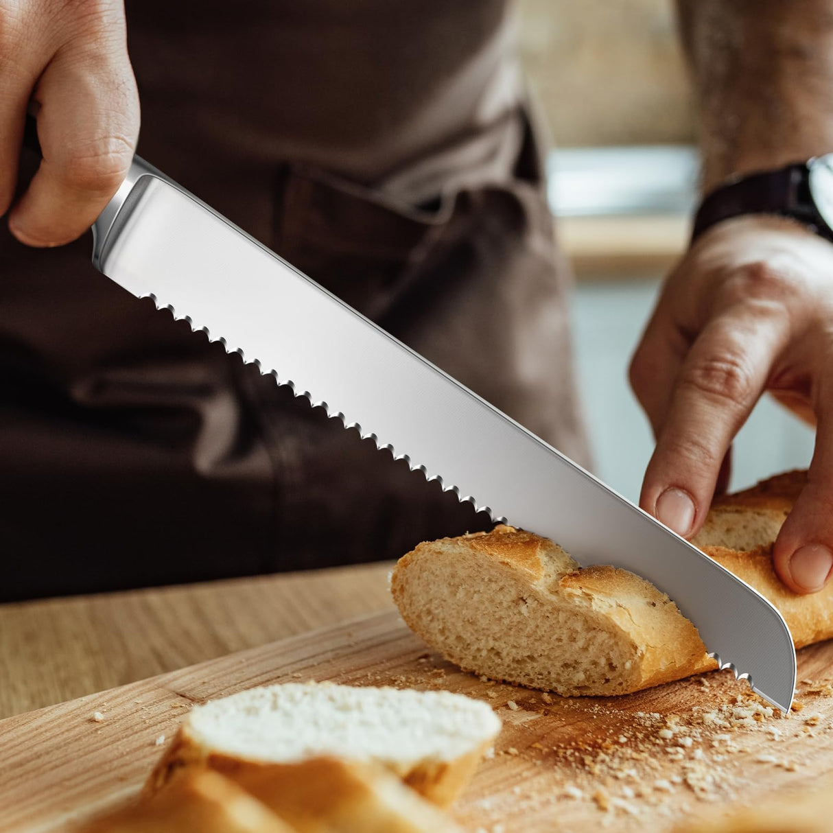 SHAN ZU Classic 10 inches Bread Knife