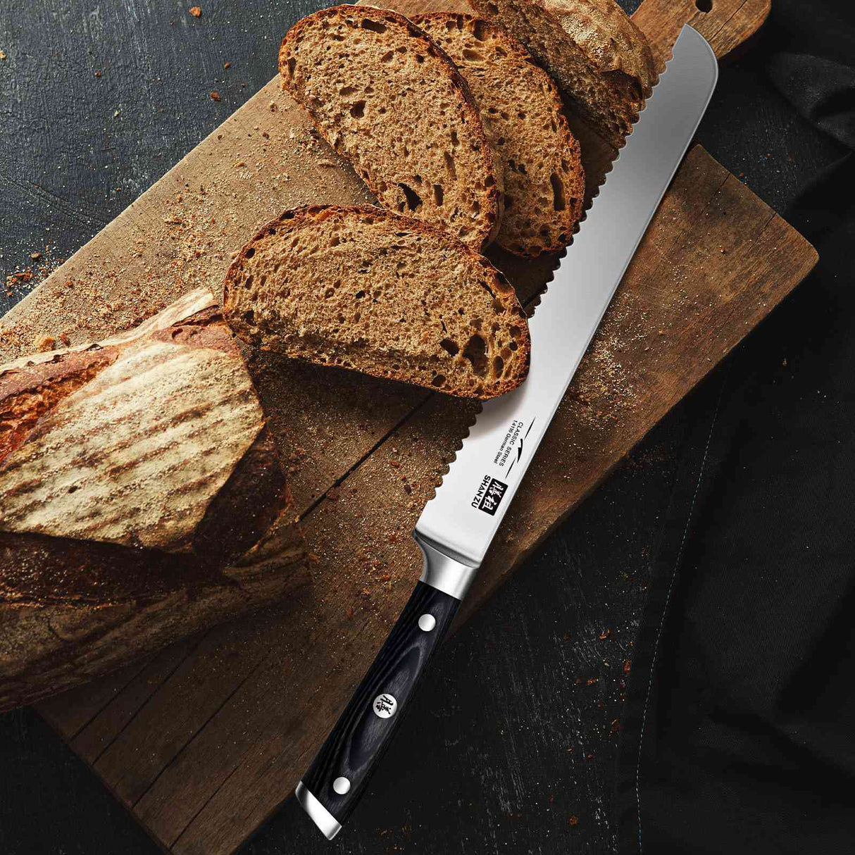 SHAN ZU Classic 10 inches Bread Knife