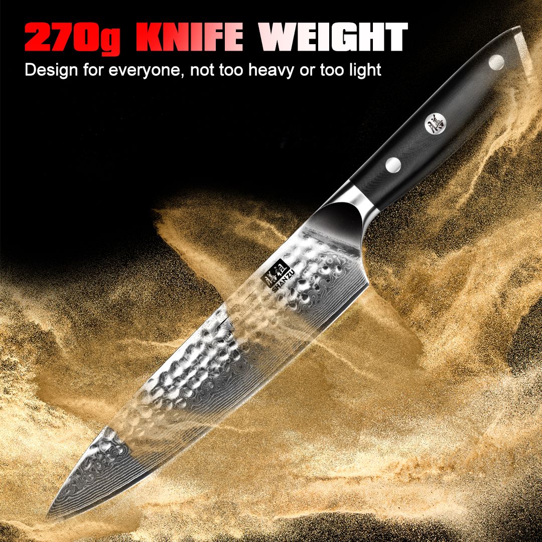 Pro Series Damascus Chef Knife V2 | SHAN ZU Knvies