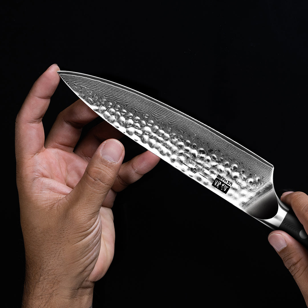 Pro Series Damascus Chef Knife V2 | SHAN ZU Knvies