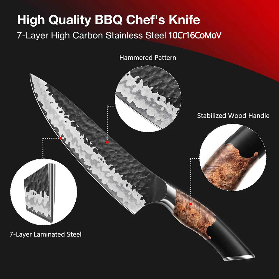 Tengu 8" Japanese BBQ Chef Knife