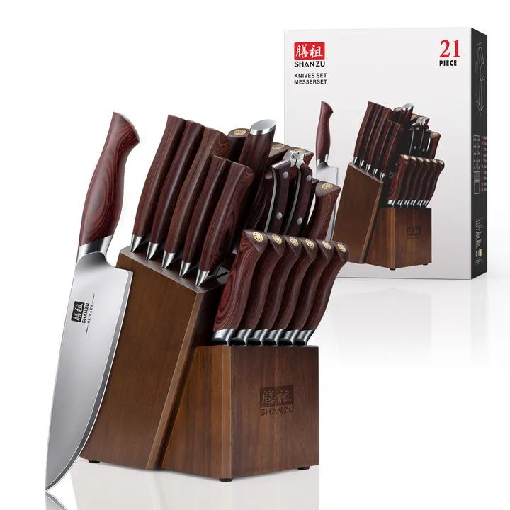 Okinawa Series|SHAN ZU 21 PCS Kitchen Knife Set