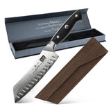 Sun Damascus Santoku Knife+MAGNE TICKNIFE HOLDER