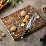 SHANZU Acacia Cutting Board with Juice Groove – 40 × 30 × 4 cm