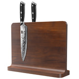 Double-Sided Magnetic Knife Block｜Natural Acacia Wood｜Elegant and Durable