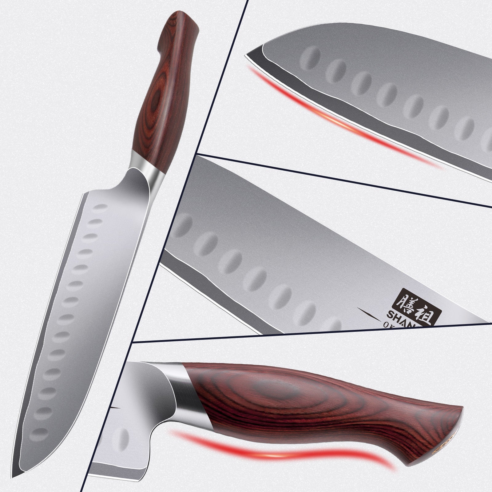 SHAN ZU 7 Inch Santoku Knife | OKINAWA Series – SHANZU GLOBAL SHOP