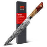 White Tiger Series | SHAN ZU Damask Carving Knife+Magnetic Knife Sheath