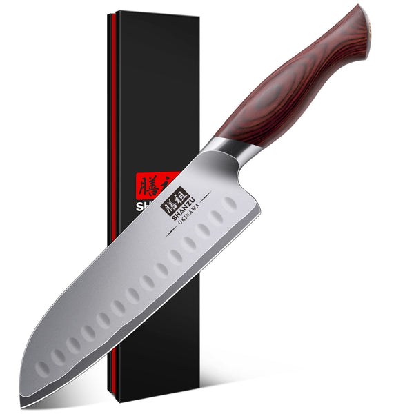 SHAN ZU 7 Inch Santoku Knife | OKINAWA Series – SHANZU GLOBAL SHOP