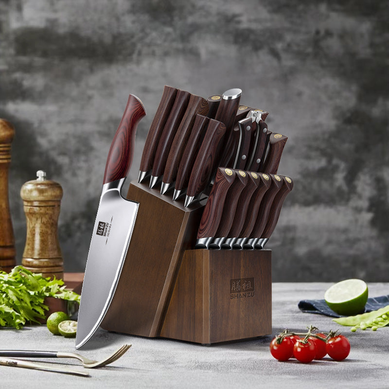 Okinawa Series|SHAN ZU 21 PCS Kitchen Knife Set