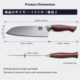 SHAN ZU 7 Inch Santoku Knife | OKINAWA Series