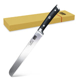 Classic 8" High Carbon Steel Bread Knife+MAGNETIC KNIFE HOLDER