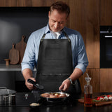 SHANZU Genuine Leather Work Apron with Adjustable Straps