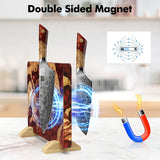 White Tiger Series |  5-Piece Kitchen Knife Set + MAGNETIC KNIFE BLOCK