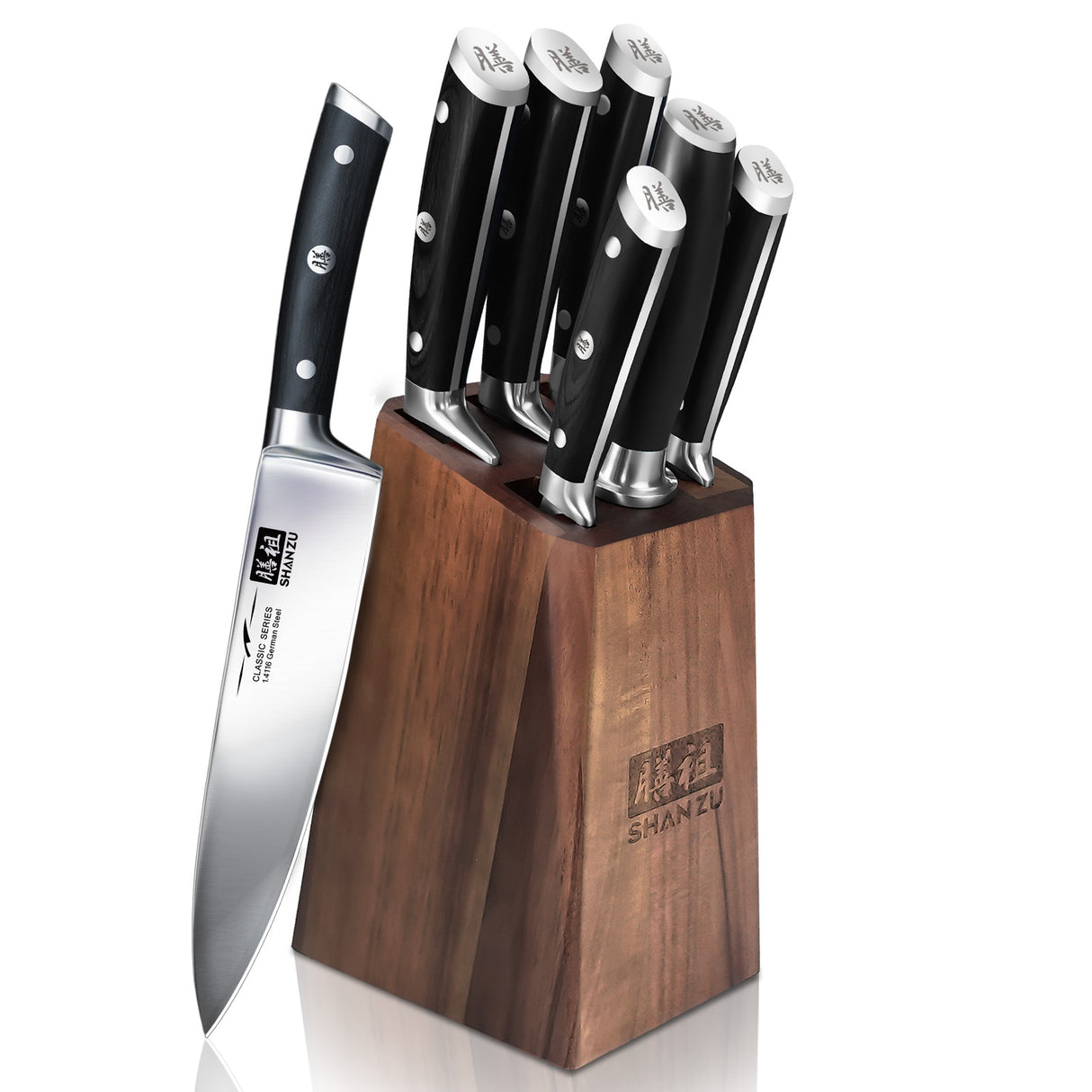 Classic 7-PCS High Carbon Steel Knife Set