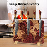 White Tiger Series |  5-Piece Kitchen Knife Set + MAGNETIC KNIFE BLOCK