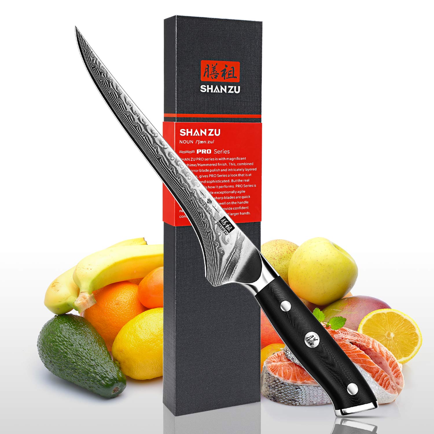 PRO Damascus Fillet Knife