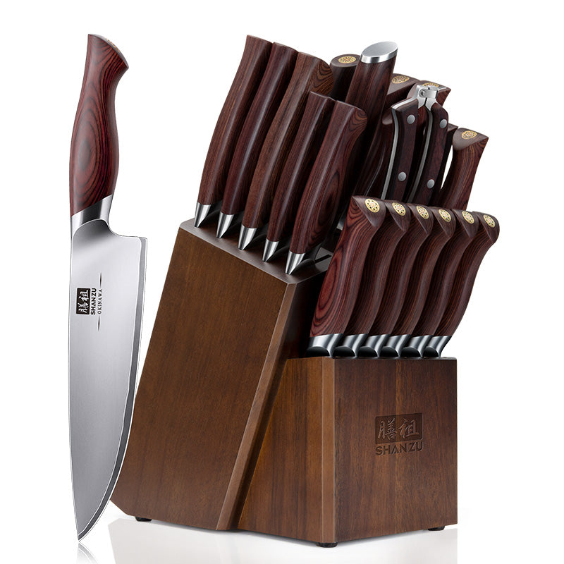 Okinawa Series|SHAN ZU 21 PCS Kitchen Knife Set