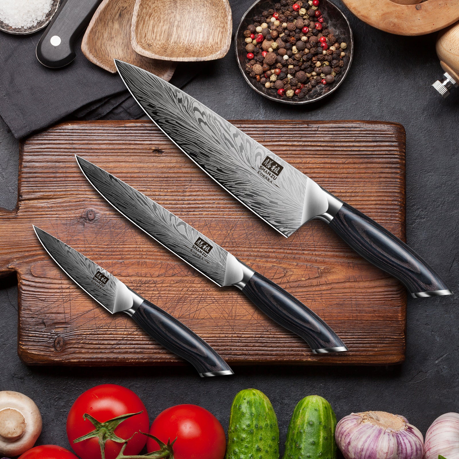 Koraka Series|SHAN ZU 21 PCS Kitchen Knife Set