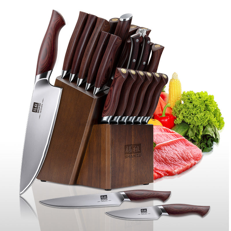 Okinawa Series|SHAN ZU 21 PCS Kitchen Knife Set