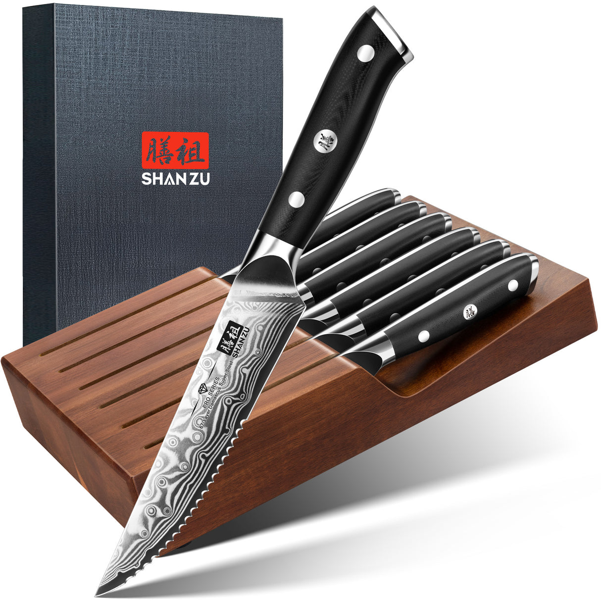 SHAN ZU Steak Knife of 7