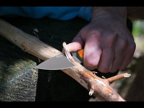 Orange Peafowl Liner Locking Knife ZDF905 7.80 Blade & G10 Handle | SHAN ZU Pocket Folding Knives