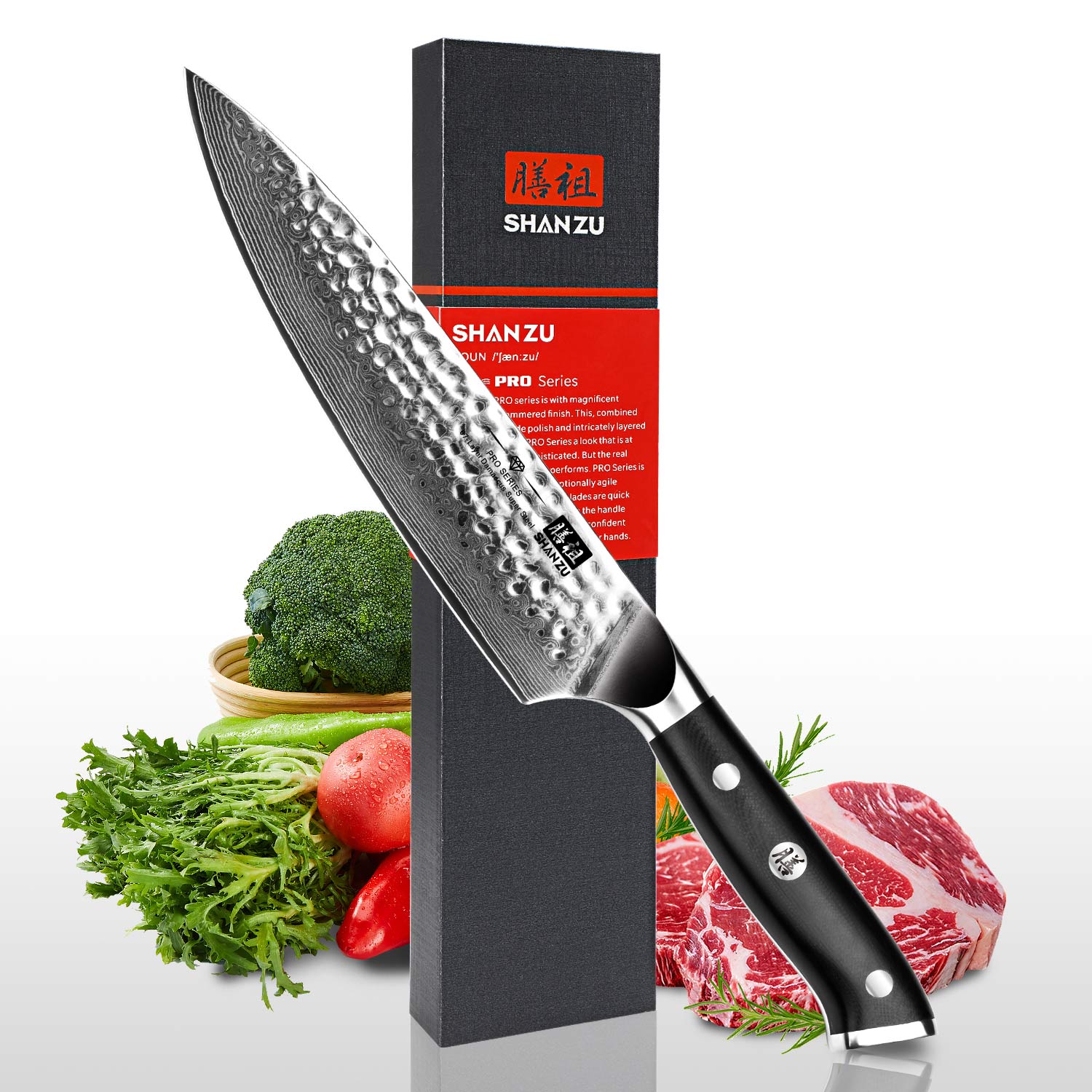 PRO Damascus Chef Knife Plus